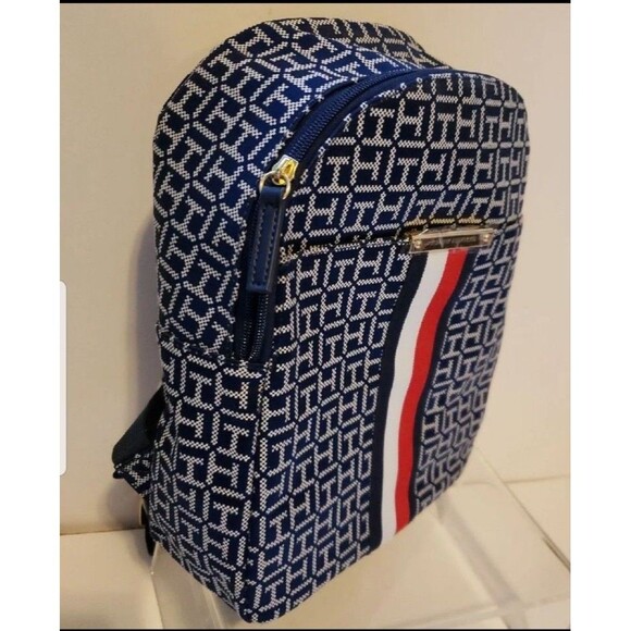 Tommy Hilfiger Logo Backpack Navy NWT main image 12
